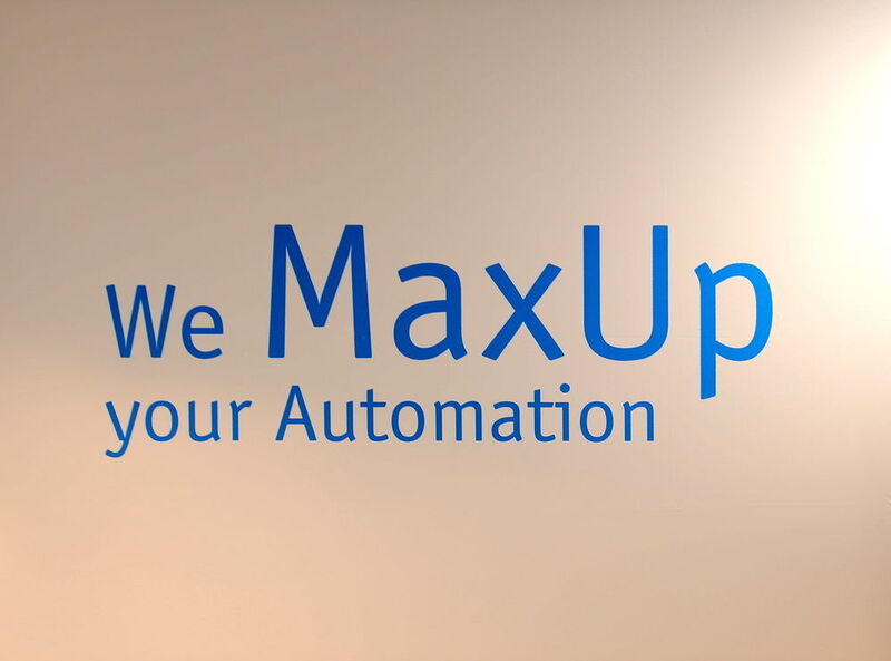 SINDEX 2016, une association de mots originale : «We MaxUp your Automation». (JR Gonthier)