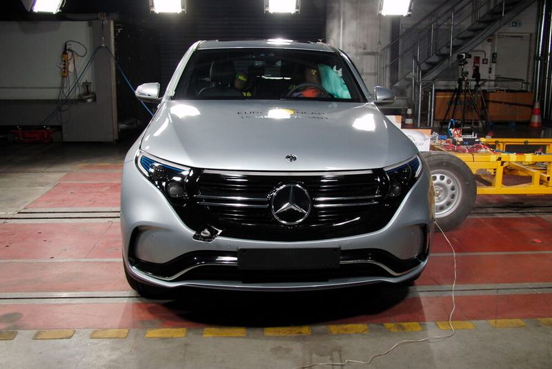 Das elektrische SUV Mercedes EQC konnte ebenfalls überzeugen, ... (Euro-NCAP)