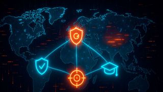 Drei Unternehmen aus den Bereichen Defensive Cybersecurity, Offensive Cybersecurity und Cybersecurity-Training haben sich zur Red & Blue Alliance zusammengeschlossen. (Bild: Dall-E / KI-generiert)
