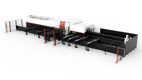 The FG-400 Neo, built for large-scale heavy-duty structural tube processing, will also be on display at Euroblech 2026. (Source: Mazak)