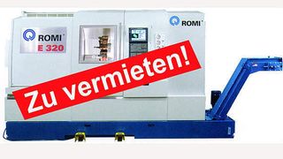 Hommel Maschinentechnik vermietet zum Beispiel diese Romi-CNC-Drehmaschine ab 3800 Euro pro Monat (zuzüglich Mehrwertsteuer). (Archiv: Vogel Business Media)