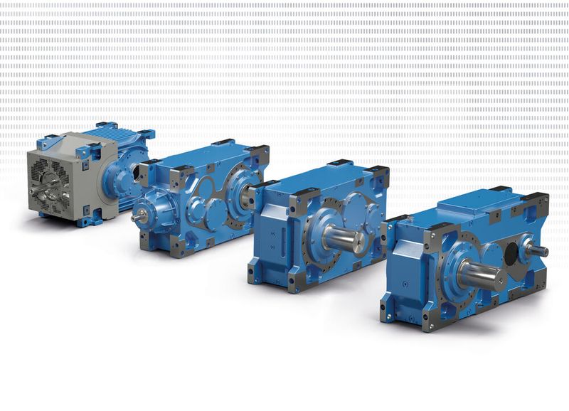 Aus dem Maxxdrive-Industriegetriebebaukasten lassen sich maßgeschneiderte Antriebssysteme konfigurieren. (Bild: Nord Drivesystems)