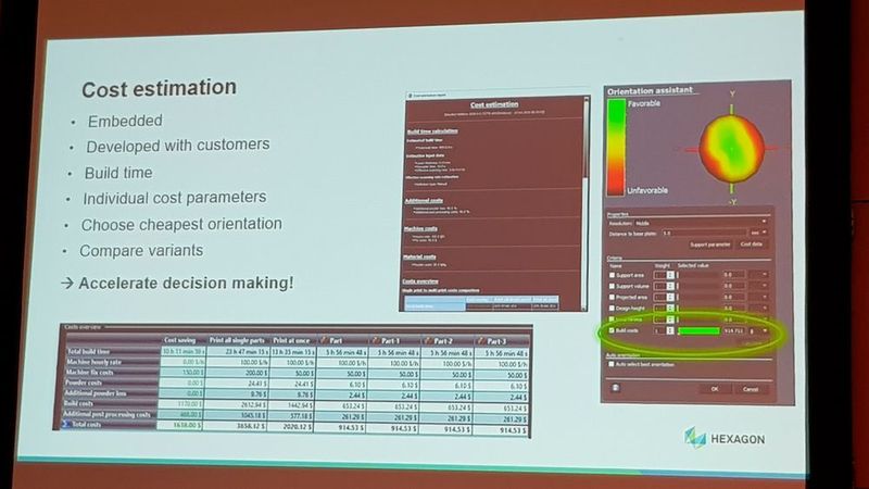 Die Software Simufact Additive 2020 kann zusätzlich zur Fertigungssimulation des Laserschmelzprozesses auch die Kosten für den Druck samt Nacharbeit abschätzen. (D.Quitter/konstruktionspraxis)