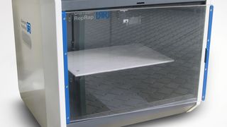 German RepRap X350 3D Drucker – ein grundsolides Gerät Made in Germany. Präzise und schnell mit Druckbett im Längsformat. (Bild: German RepRap)