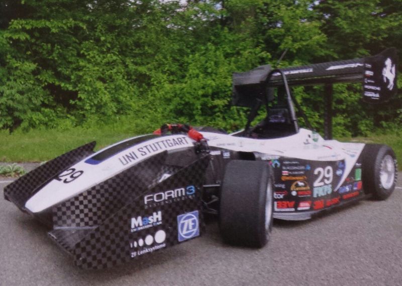 Beste Platzierung eines deutsches Teams: Formula Student Germany (Combustion) Platz 2 Team Universität Stuttgart (Hauptsponsor Schaeffler). (Bild: Höltkemeier)