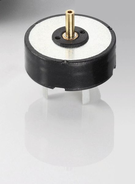 Flache Bauform. Der edelmetallkommutierte DC-Kleinstmotor lässt das Flügelrad gleichmäßig rotieren. (Bild: Faulhaber)