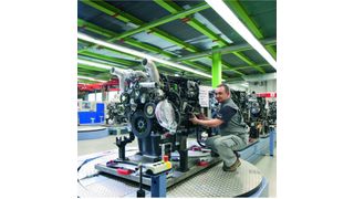 Bei MAN in Nürnberg wurden die Abläufe in der Montage gezielt optimiert. (Foto: MAN Truck & Bus AG)