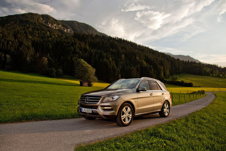 Den höchsten Restwert bei den großen SUV hat nach vier Jahren der Mercedes ML. (Foto: Hersteller)