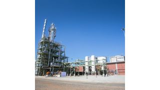 Die neue CO2-Aufbereitungsanlage am Lanxess-Standort Newcastle in Südafrika. (Bild: Lanxess)