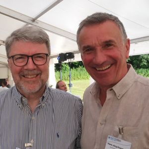 Partner der BFC: Achim Kreyenpoth, Bank Deutsches Kfz-Gewerbe und Hans-Jörg Koßmann, Obermeister Kfz-Innung Bremen. (Bild:  Zietz – VCG)