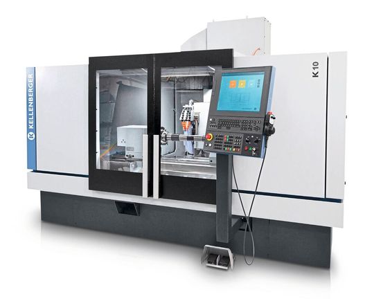 Die weiterentwickelte Universal-Rundschleifmaschine «Kellenberger K10» kann mit neuen Features und einer vergrösserten Palette an Optionen punkten.(Bild:  Kellenberger)