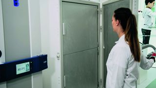 Tiefkühlschränke verbrauchen teilweise so viel Strom wie ein ganzer Haushalt. Umso wichtiger sind gute Isolierung und umweltschonende Kältemittel für eine weniger schlechte Umweltbilanz. (BMS)