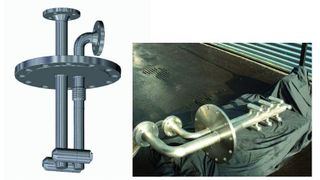 Modelle von Düsenstöcken mit Zweistoffdüsen-Technik  (Bild: Düsen-Schlick)