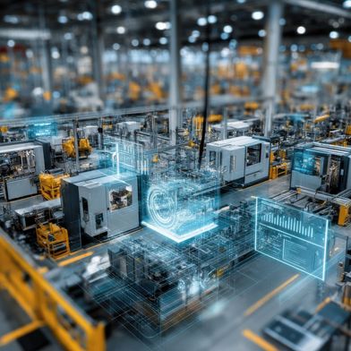 Durch die Integration bestehender Maschinen entstehen konsistente Datenstrukturen – die Voraussetzung für Transparenz, Prozessoptimierung und Industrial AI-Anwendungen.  (Bild: © AdobeStock_1506609174)