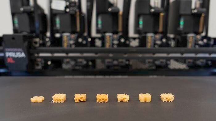Okara, a soybean by-product, can be transformed into 3D-printed biomaterials for treatment of skin repair. (Source:  Politecnico di Milano)
