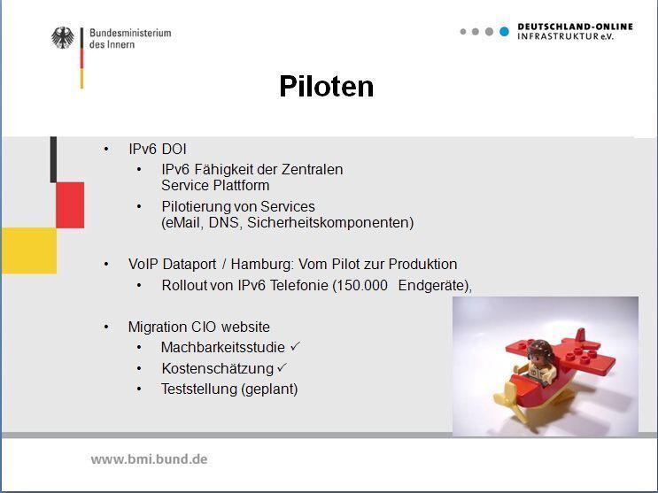 Zu den Pilotprojekten gehört neben den beiden auf der Bundesebene die IPv6-Einführung im Zusammenhang mit der Umstellung der Telefonie auf Voice over IP in Hamburg. Das Projekt macht die Firma Dataport im Öffentlichen Auftrag. (Archiv: Vogel Business Media)