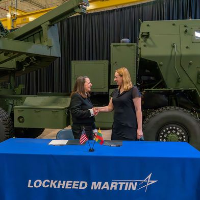 Lockheed Martin and Lithuania’s Ministry of National Defence sign a joint statement to deepen cooperation on security, defence and industrial opportunities. (Source: Lockheed Martin Corporation)