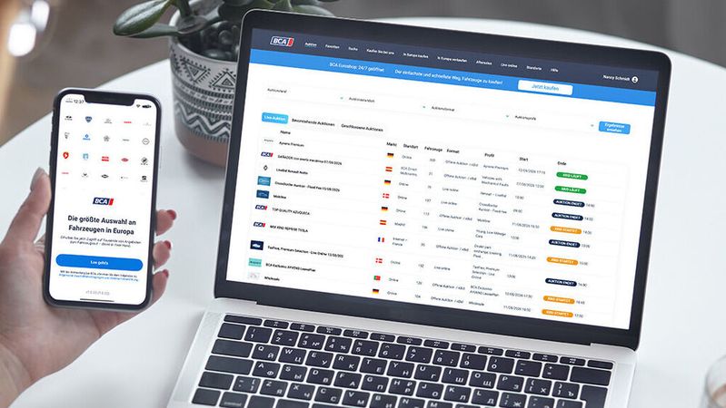 BCA Deutschland erweitert das digitale Angebot mit App, Sales-Plattform und Live-Chat.(Bild:  BCA)