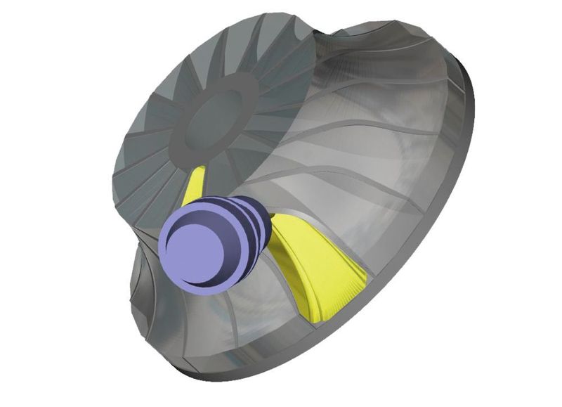 The revolutionary new algorithm for 5-axis swept volume generation from Machineworks is said to improve surface accuracy. (Source: Machineworks)
