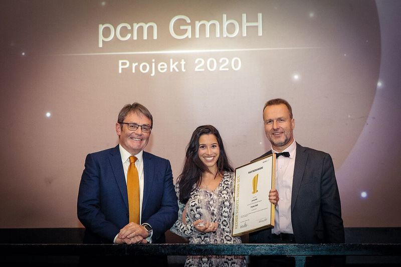 Projekt (v. l.): Andreas Staiger (REINER SCT), Makbule Cicem (pcm) und Klaus Bechtold (REINER SCT) (REINER SCT)