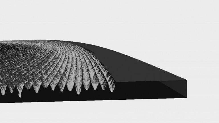 Um eine Audio-Datei in eine Schallplatte zu verwandeln, nutzt Amanda Ghassaei eine Open-Source-Programmierumgebung, um die Audio-Datei in ein 3-D-Modell der Schallpaltte umzurechnen (Bild: Amanda Ghassaei)