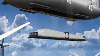 Die Amerikaner wollen mit dem Luftschiff auch Windparks errichten. (Bild: Aeroscraft)