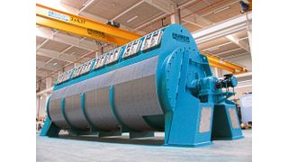 Mit dem neuen Scheibentrockner Rota Dry ergänzt das Unternehmen sein Produktportfolio. (Huber)