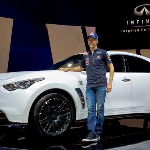 Auch Formel-1-Weltmeister Sebastian Vettel konnte Infiniti nicht retten.(Bild:  Infiniti)