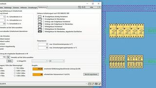 Die Berechnungen werden mit der CAE-Software interaktiv direkt bei der Konstruktion des Schaltschrankaufbaus durchgeführt. (Mensch und Maschine Software )