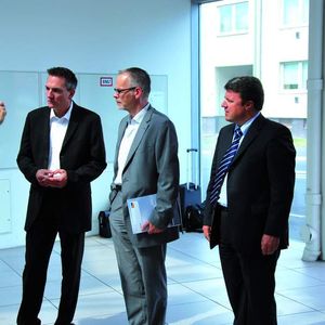 Die Jury informiert sich bei Florian Glinicke in Kassel.