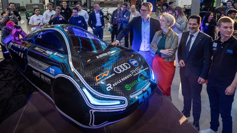 Der „muc023“ wurde Ende April im Verkehrszentrum des Deutschen Museums in München offiziell vorgestellt.(Bild:  Andreas Heddergott / TU Muenchen)