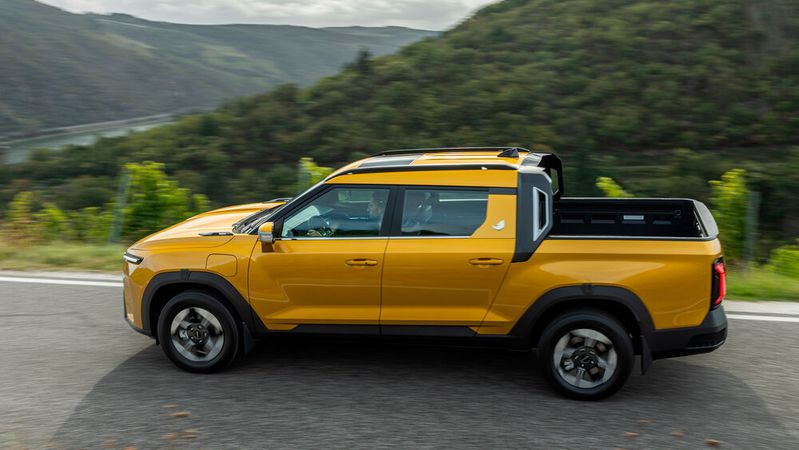 Der KGM Musso EV ist ab knapp 42.000 Euro bestellbar.(Bild:  KGM)