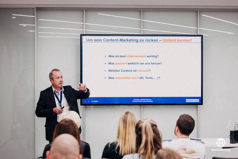 Impressionen der marconomy B2B Marketing Days 2023 (Bild: www.bkfotofilm.de – marconomy)