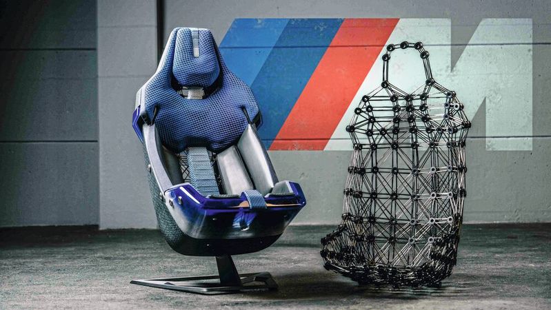 Der „M Visionary Materials Seat“ ist ein Forschungsprojekt der BMW M GmbH. (Bild:  BMW Group/Johannes Nollmeyer)