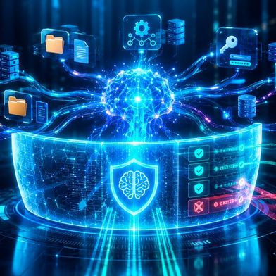Auch KI-Agenten müssen abgesichert werden. Der AI Guardian von Bitdefender soll hier unterstützen, steht bislang aber nur als Beta mit begrenztem Funktionsumfang zur Verfügung. (Bild: Dall-E / KI-generiert)