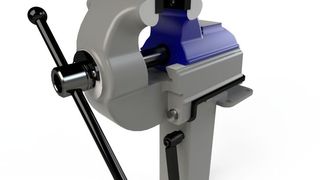 Ab sofort im Eigenvertrieb vermarktet: Werkstattschraubstock von Gressel der Baureihe PS mit Höhenverstellung. (Gressel AG)