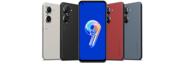 Das Asus Zenfone 9 ist wahlweise in den Farben Moonlight White, Sunset Red, Starry Blue und Midnight Black erhältlich. Das Asus Zenfone 9 ist wahlweise in den Farben Moonlight White, Sunset Red, Starry Blue und Midnight Black erhältlich.