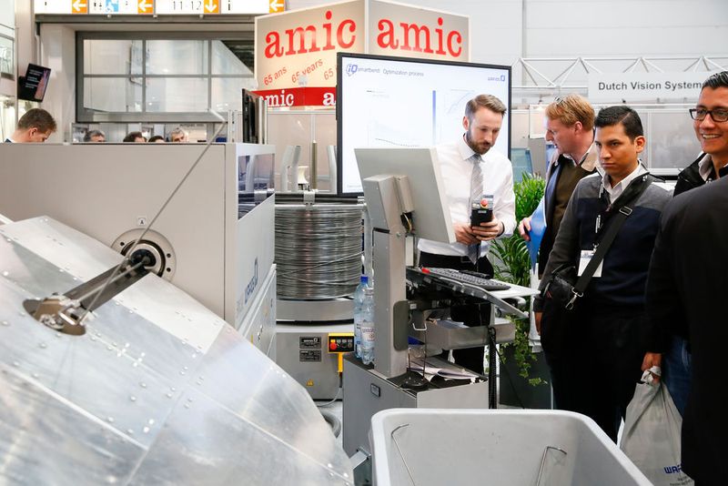 Impressionen von Wire und Tube 2016. (Bild: Messe Düsseldorf)