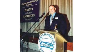 Horst Vogtmann, Vorsitzender des ZDK-Berufsbildungsausschusses, auf dem 1. Bundes-Berufsbildungskongress des Verbands in Bad Wildungen. (Bild: Promotor)