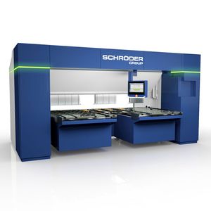 Die motorische Schwenkbiegemaschine Powerbend Industrial 3200/6,0 (POS 3000).