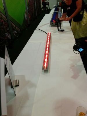 Eine einzelne ColorGraze MX4 von Philips. Insgesamt wurden 6500 Module verbaut. (Bilder: Hendrik Härter, ELEKTRONIKPRAXIS)