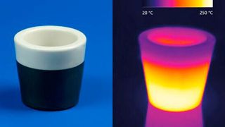 Am Fraunhofer-IKTS in Dresden kann Glas selbstständig leuchten. Auch das Heizen wird diesem, zu den ältesten künstlichen Werkstoffen zählenden Material, dort  beigebracht.  (Bild: Fraunhofer-IKTS)