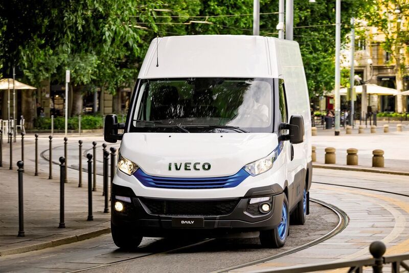 Mit großem Ladevolumen (19,6 Kubikmeter) will der Iveco Daily Electric als Kastenwagen überzeugen. (Iveco)