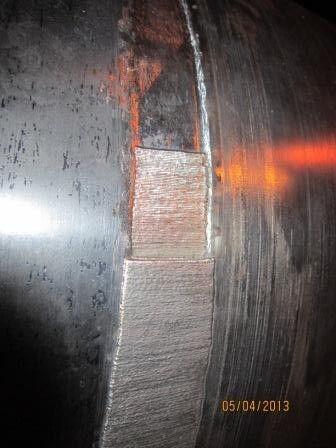Schweißzone, viellagiger Aufbau. (Bild: DSI Laser-Service)
