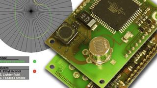 Gasanalyse: Ein Metalloxidsensor detektiert unterschiedliche anorganische und organische gasförmige Verbindungen. Entstanden ist ein virtuelles multifunktionales Gassensor-Array. (Unitronic)