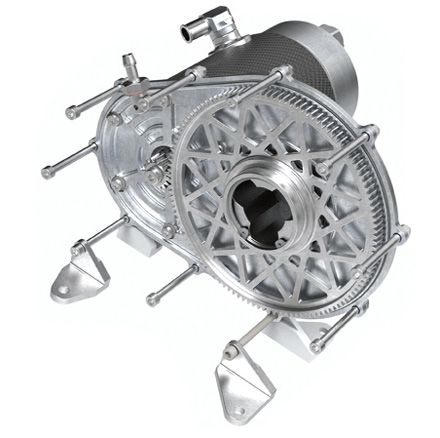 (Rendering des einstufigen Getriebes. Bild: FSB-Rennteam)