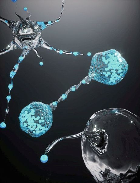 Simulationen von Jülicher Forschern könnten bei der Entwicklung synthetischer Zellen helfen (künstlerische Darstellung). (Forschungszentrum Jülich und ETH Zürich)