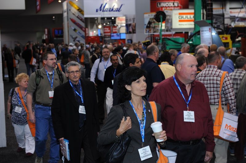 The Fabtech Fair in Las Vegas is also important for the industry. (Fabtech/Jann Hendry)
