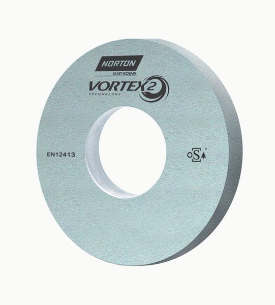 Speziell hergestellter Elektrokorund bildet das Korn der Vortex 2. Ein optimierter Kornabstand erleichtert die KSS-Diffusion. (Bild: Saint-Gobain)
