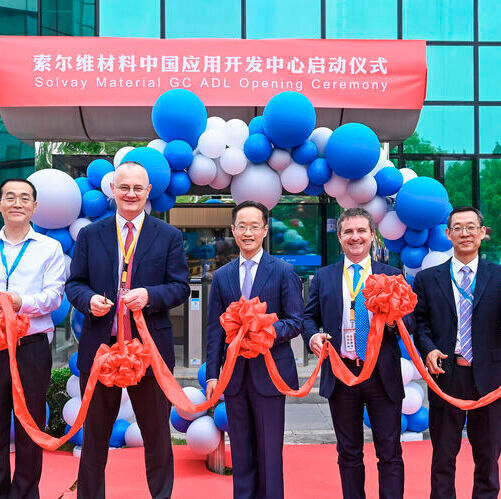 Solvay has opened an advanced Application Development Lab in Shanghai, fully equipped to accelerate innovation in various Chinese key industries using the company’s material technologies.